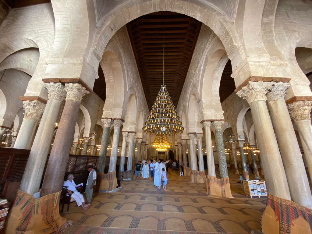 Interior of the Great Mosque of Kairouan